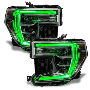 GMC Sierra 1500 Headlight DRL Upgrade Kit - ORACLE Lighting - ColorSHIFT w/o Controller - RGB+W - `19-`21
